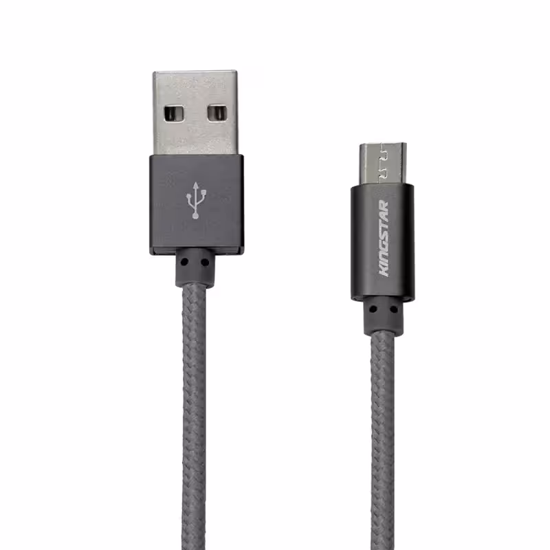 کابل تبدیل USB به microUSB کینگ استار مدل K19A طول 1 متر | Kingstar