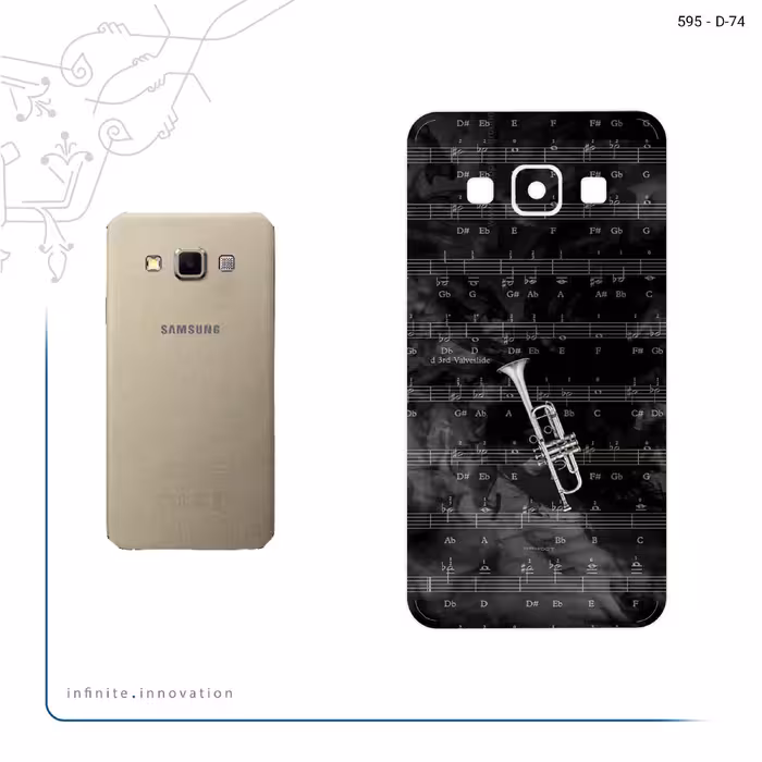 برچسب پوششی ماهوت مدل Trumpet مناسب برای گوشی موبایل سامسونگ Galaxy A3