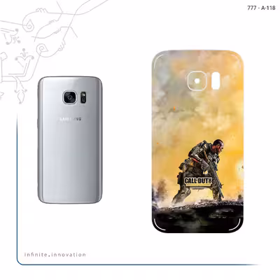 برچسب پوششی ماهوت مدل Call of Duty Warfare Game Series مناسب برای گوشی موبایل سامسونگ Galaxy S7
