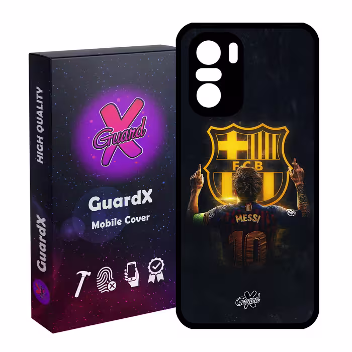 کاور گارد ایکس طرح Messi مدل Glass10196 مناسب برای گوشی موبایل شیائومی Poco F3/MI 11X/MI 11X Pro/Redmi K40/K40 Pro