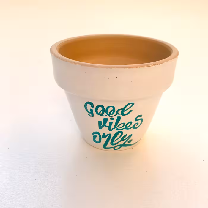 گلدان سفالی مدل فیروزه کد 3