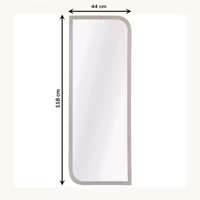 آینه الف مدل   قدی طرح بینا
