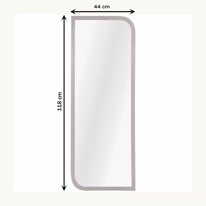 آینه الف مدل   قدی طرح بینا