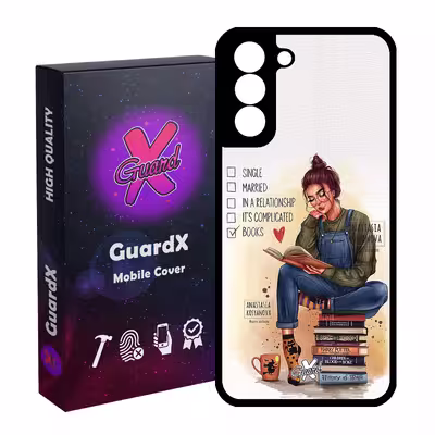 کاور گارد ایکس طرح دختر مدل Glass10286 مناسب برای گوشی موبایل سامسونگ Galaxy S21 FE