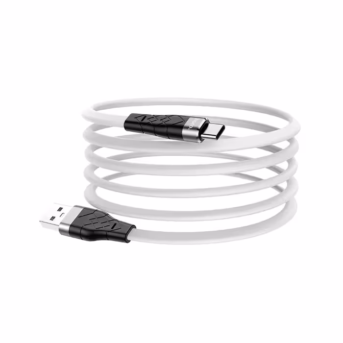 کابل تبدیل USB به USB-C هوکو مدل X53 Silicon طول 1 متر