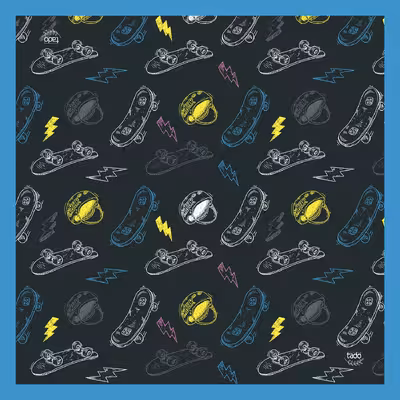 دستمال سر و گردن تادو طرح اسکیت برد مدل SK14