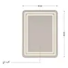 اینه لمسی سایا کابینت مدل نگار 