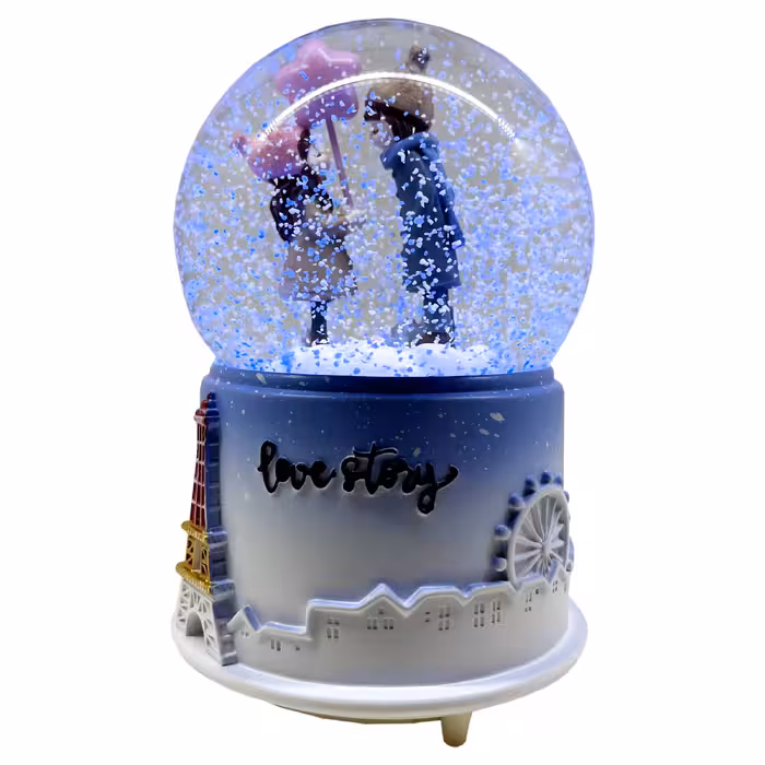 گوی موزیکال مدل پمپی Love Story کد PB2047