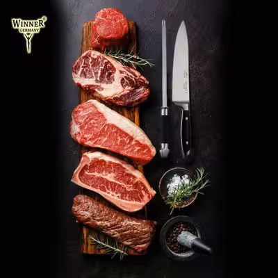 سرویس چاقو آشپزخانه 8 پارچه وینر مدل 01