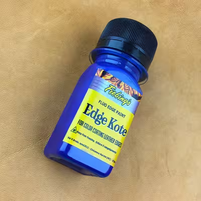 رنگ آبی لبه چرم ادج کوت مدل EK Blu 20 حجم 20 میلی لیتر