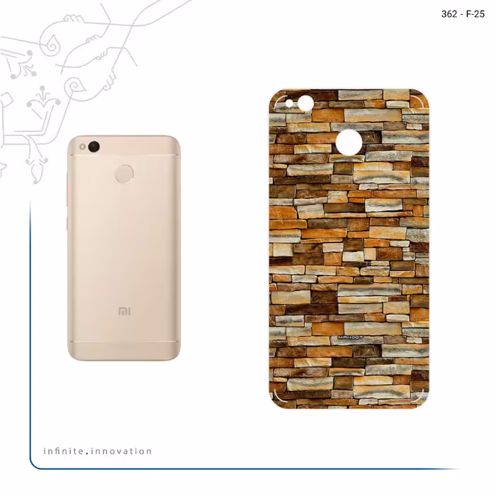 برچسب پوششی ماهوت مدل brickwall مناسب برای گوشی موبایل شیائومی Redmi 4X