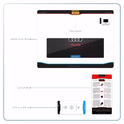 برچسب پوششی ماهوت مدل Audi AG مناسب برای تبلت اپل iPad Air 2 2014 A1567