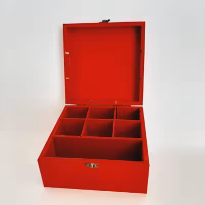 جعبه اسباب بازی کودک مدل کارتونی طرح کیتی کد BB06