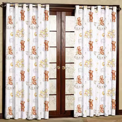 پرده مدل خرسی مخمل پانچی کد 1 سایز 280x140 سانتی متر