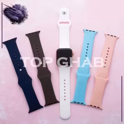 بند تاپ قاب مدل A-silicon مناسب برای اپل واچ 38 / 40 میلی متری