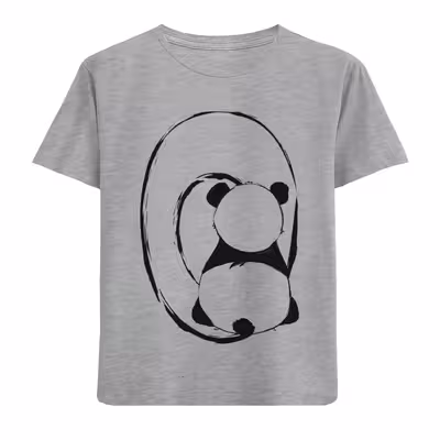 تی شرت آستین کوتاه بچگانه مدل پانداF771 O