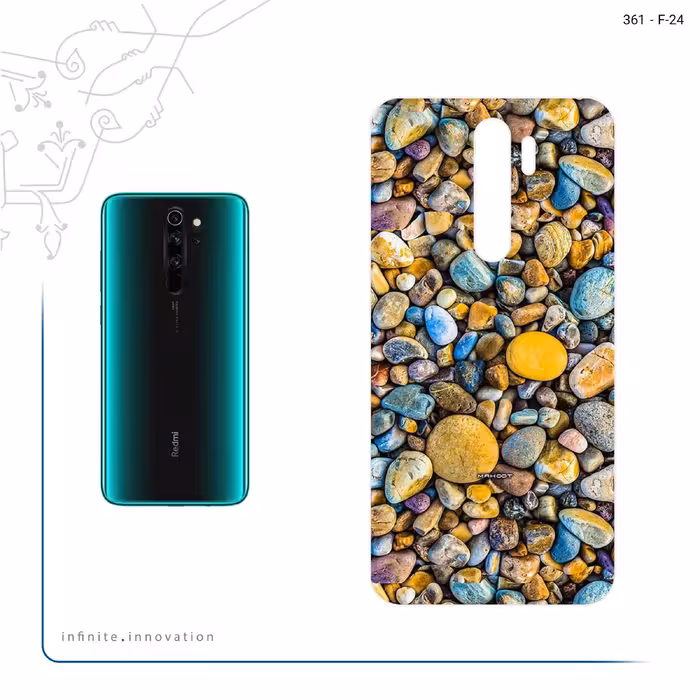 برچسب پوششی ماهوت مدل River rocks مناسب برای گوشی موبایل شیائومی Redmi Note 8 Pro
