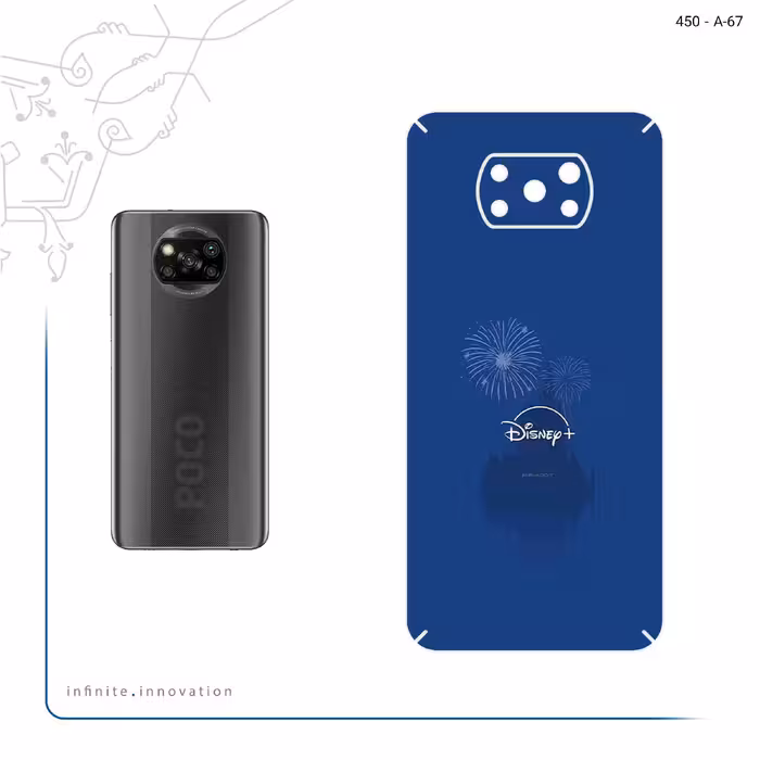 برچسب پوششی ماهوت مدل Disney مناسب برای گوشی موبایل شیائومی Poco X3 Pro