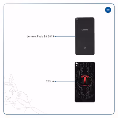 برچسب پوششی ماهوت مدل TESLA مناسب برای تبلت لنوو Phab B1 2015
