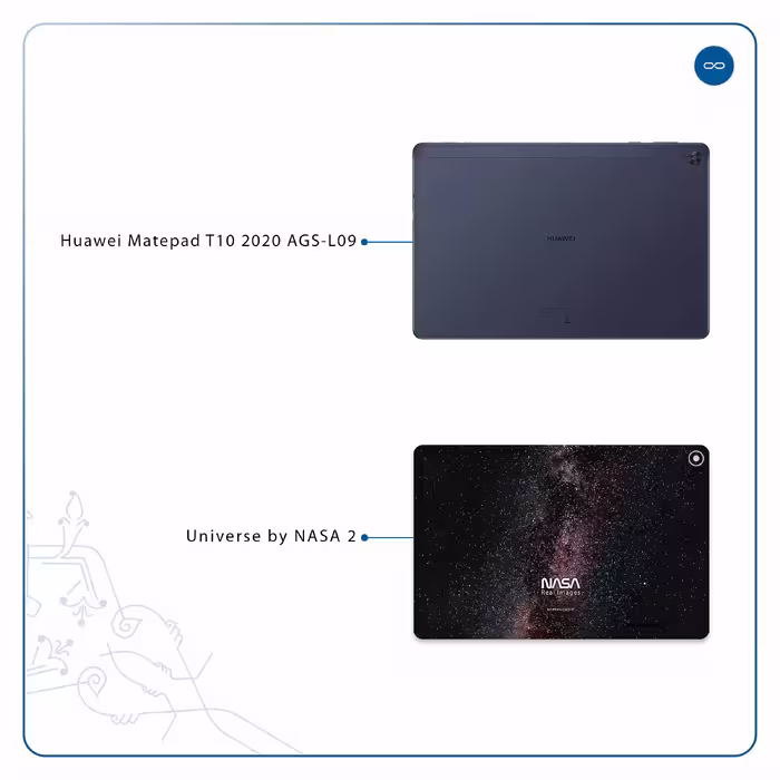 برچسب پوششی ماهوت مدل Universe-by-NASA-2 مناسب برای تبلت هوآوی Matepad T10 2020 AGS-L09
