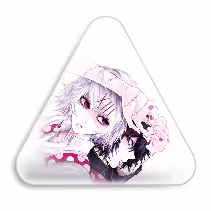 پیکسل خندالو طرح سوزویا جوزو انیمه توکیو غول مدل مثلثی کد 11877