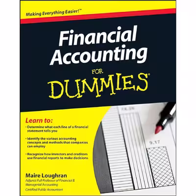 کتاب Financial Accounting For Dummies اثر Maire Loughran انتشارات For Dummies