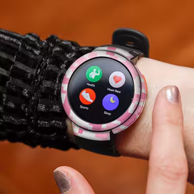 برچسب ماهوت طرح Army Pink pixel مناسب برای ساعت هوشمند شیایومی Amazfit Verge