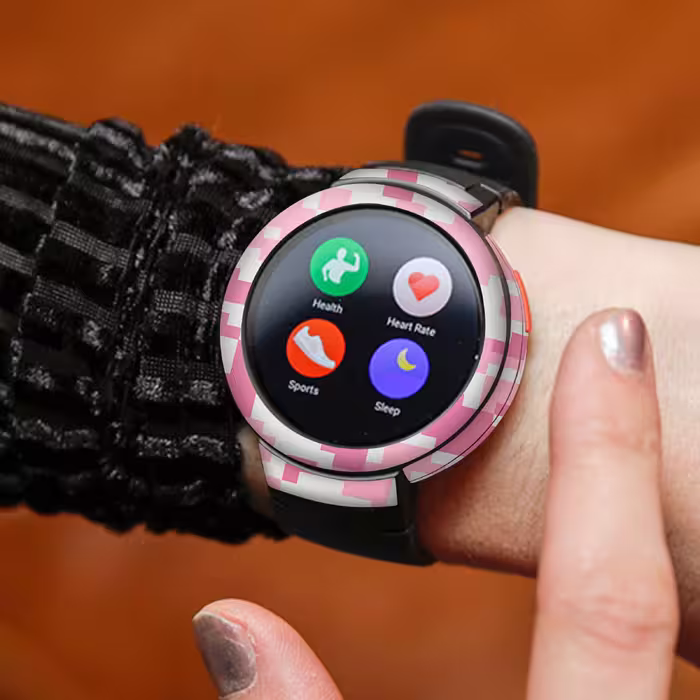 برچسب ماهوت طرح Army Pink pixel مناسب برای ساعت هوشمند شیایومی Amazfit Verge