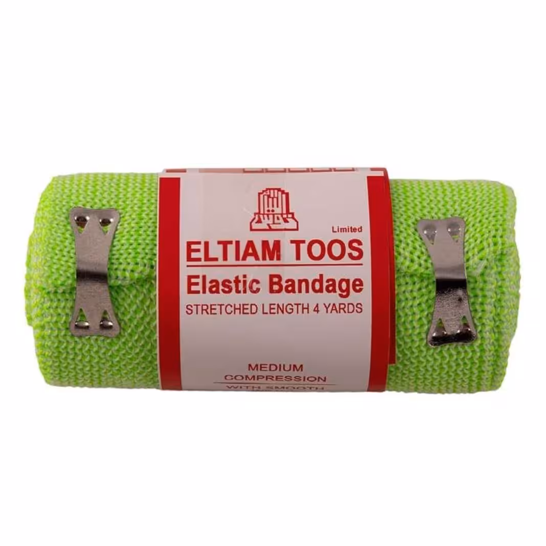 باند کشی طبی بزرگسال التیام عرض10cm رنگ سبز فسفری