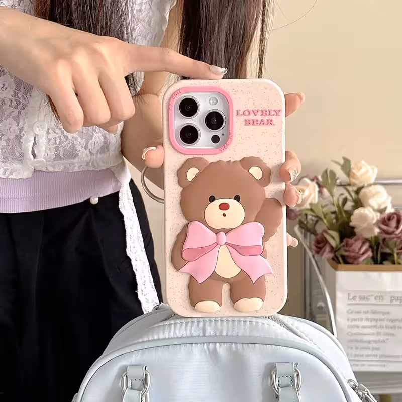 خرس پاپیون صورتی