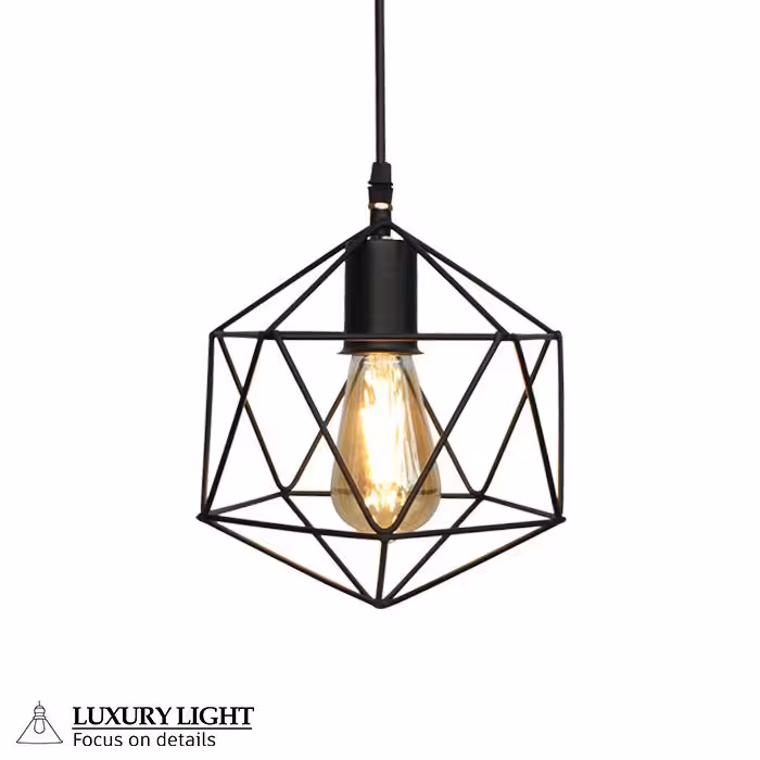 آویز فانتزی ستاره چند وجهی مفتولی بزرگ مناسب آشپزخانه و اتاق خواب