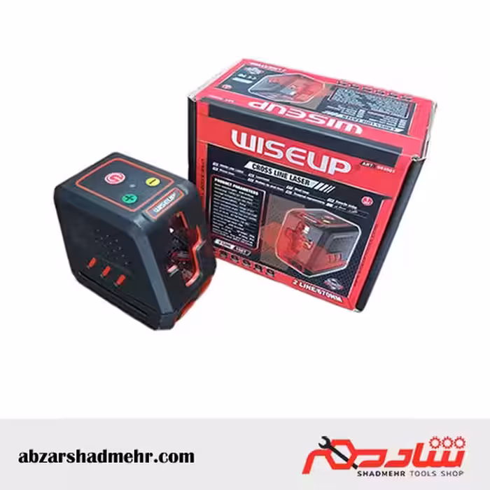 تراز لیزری 2 خط نور قرمز وایزاپ 081001