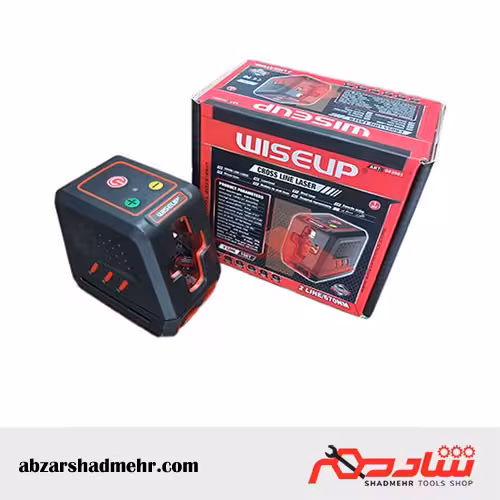 تراز لیزری 2 خط نور قرمز وایزاپ 081001