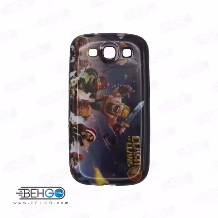 قاب گوشی سامسونگ اس تری s3 طرح دار مدل کلش آف کلنز Clash of clans case For Samsung galaxy S3