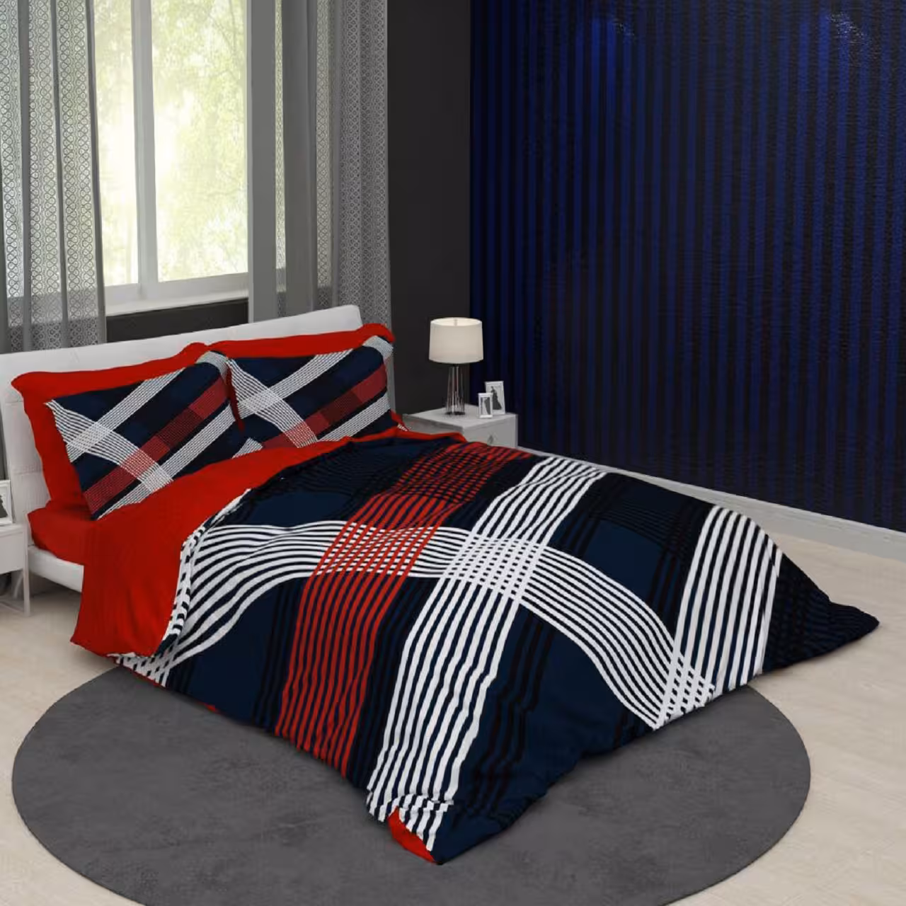 سرویس لحاف روتختی ترکسان کد D193 دو نفره 6 تکه