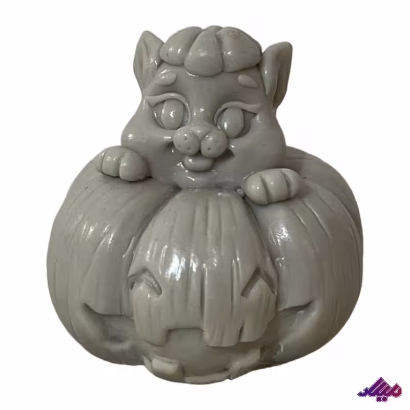 قالب سیلیکونی کدو سر گربه ارتفاع 7 قطر 6 سانت