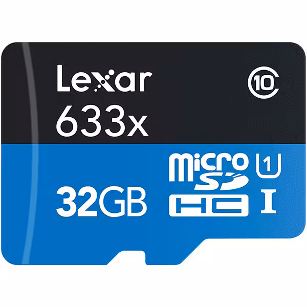 کارت حافظه‌ microSDHC لکسار مدل 633X همراه با آداپتور SD ظرفیت 32 گیگابایت - فروشگاه اینترنتی پروتاچ