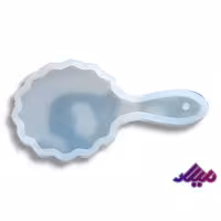 قالب سیلیکونی آینه دستی طرح دفرمه 13 در 24 سانت