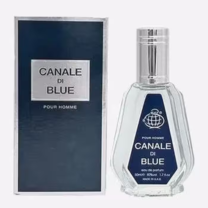عطر ادکلن مردانه بلو شنل فراگرنس ورد کانال دی بلو (Fragrance World Canale Di Blue) 50 میل