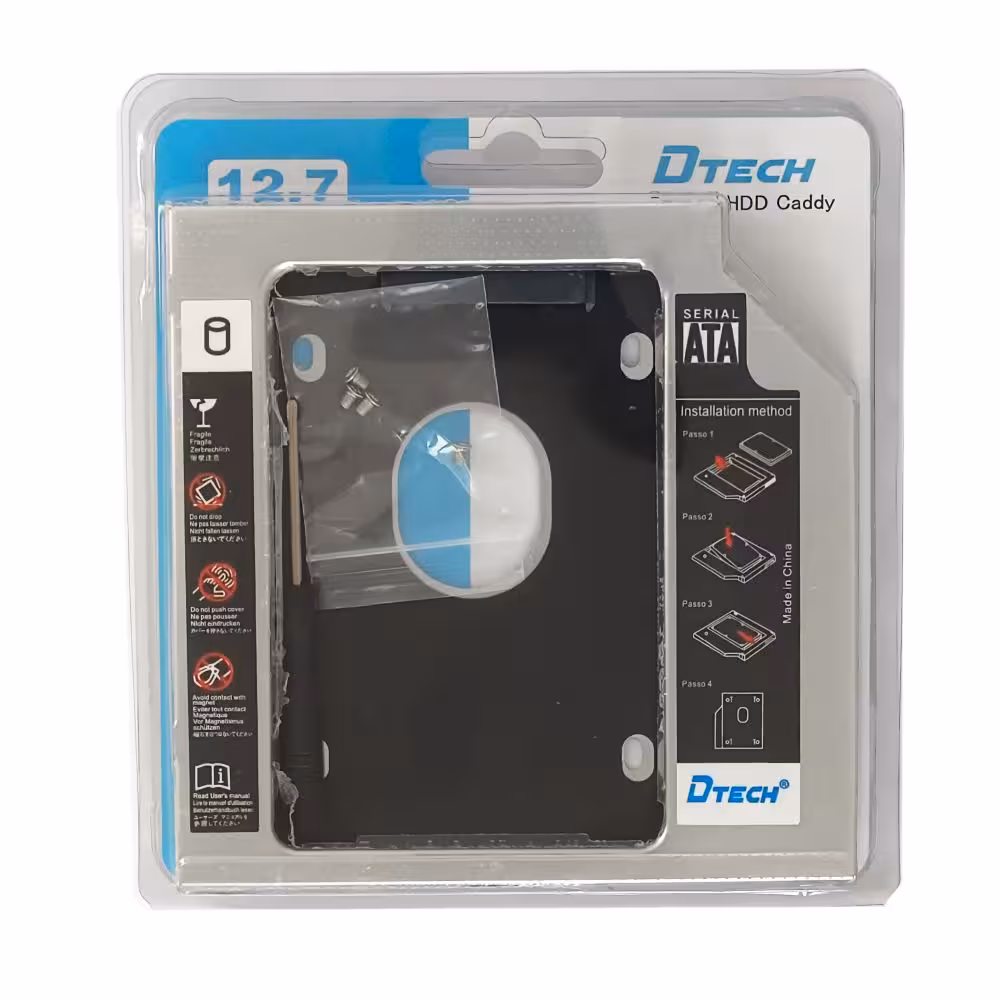 مبدل کدی 12.7mm Slim دی تک مدل Dtech HDD CADDY
