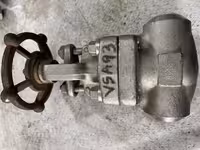 شیرسوزنی "1 ساکت ولد  استلنس استیل  فورج کلاس 800 جنس بدنه STEM 316 F316 سیت 316 دیسک 316