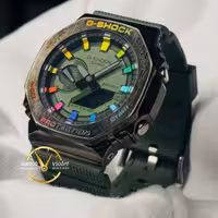 ساعت مچی جی شاک استیل ga2100 مسترکپی(کیس استیل)(جیشاک GShock) تنظیم اتوماتیک