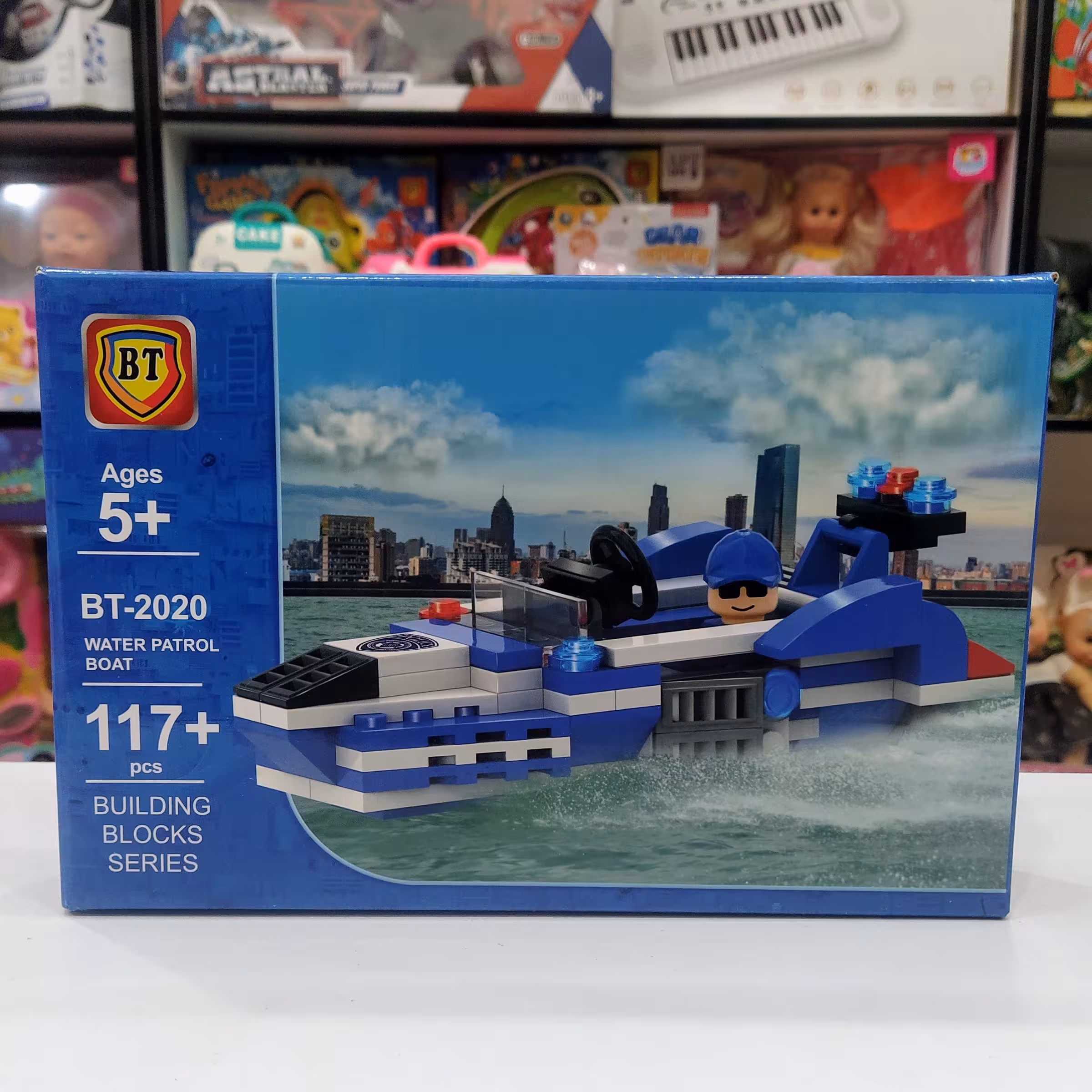 اسباب بازی لگو قایق گشت آبی 117 قطعه کد BT2020