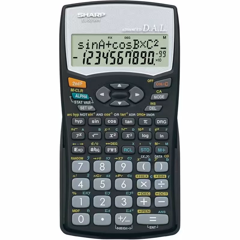 ماشین حساب مهندسی شارپ SHARP EL-531WH