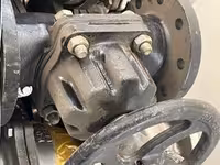 شیر دیافراگمی 1/2 2 * 3 اینچ ردیوسبور دو تیکه ریس فیس کلاس 150 DN80  HARDRUBER  PN10