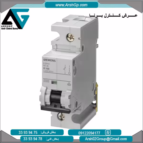 کلید مینیاتوری تایپ C مدل 5SL6125-7 زیمنس