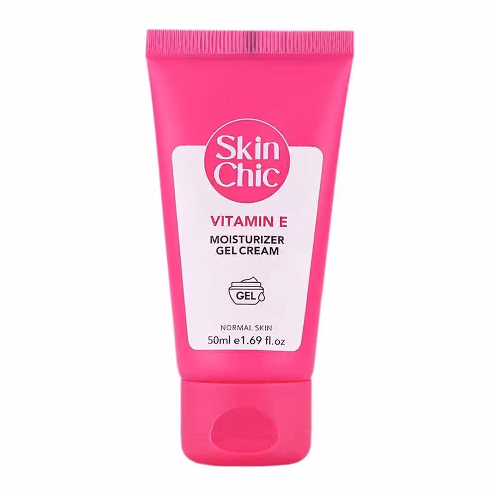 ژل مرطوب کننده اسکین شیک مدل Vitamin E مناسب پوست های نرمال و خشک حجم 50 میلی لیتر