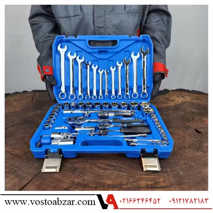 جعبه بکس و ابزار 61 عددی اینتیمکس مدل 4018