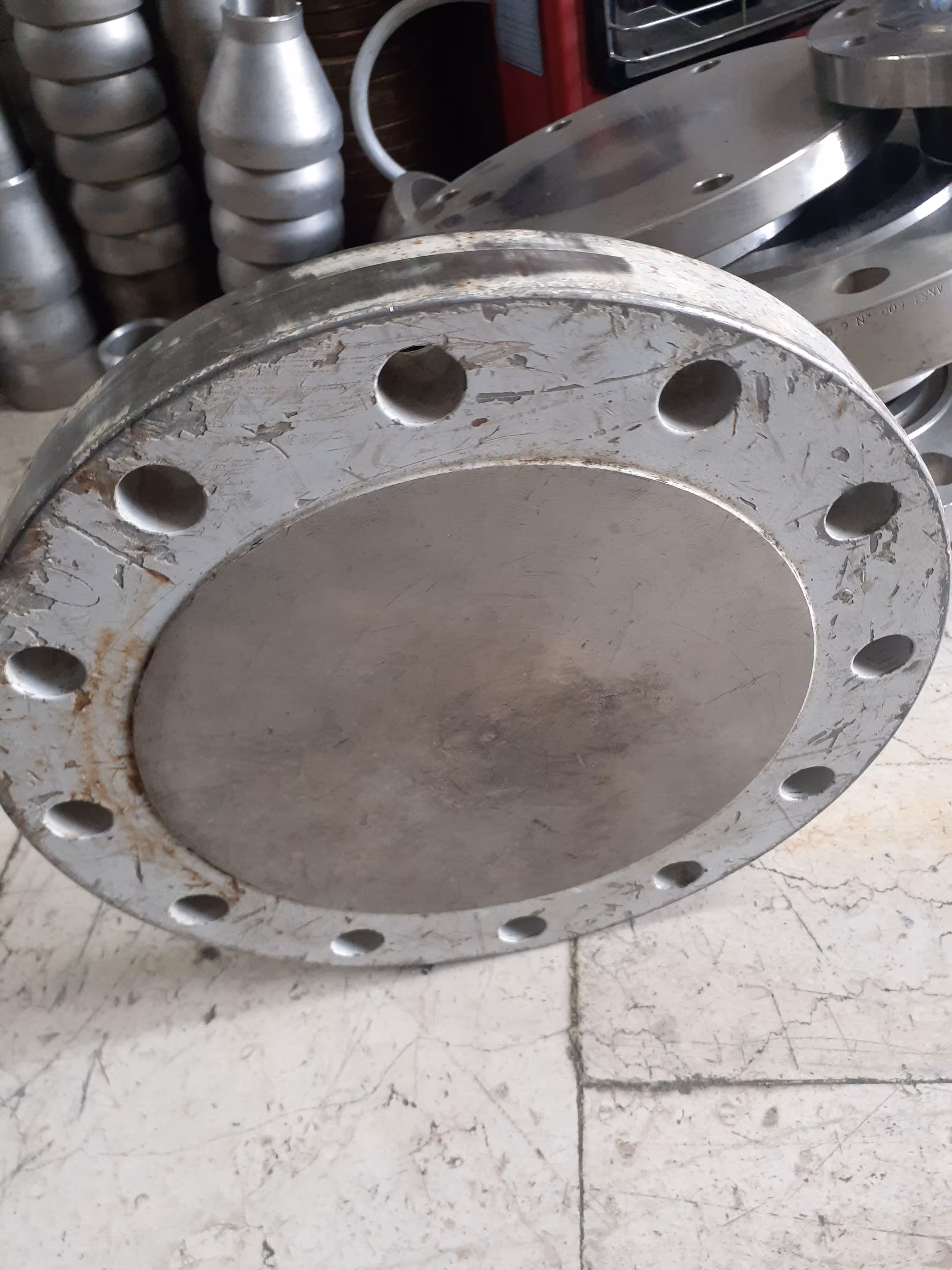 فلنج کور "8 فلت فیس کلاس 300 B16 از جنس A SA182/ F304 F304L