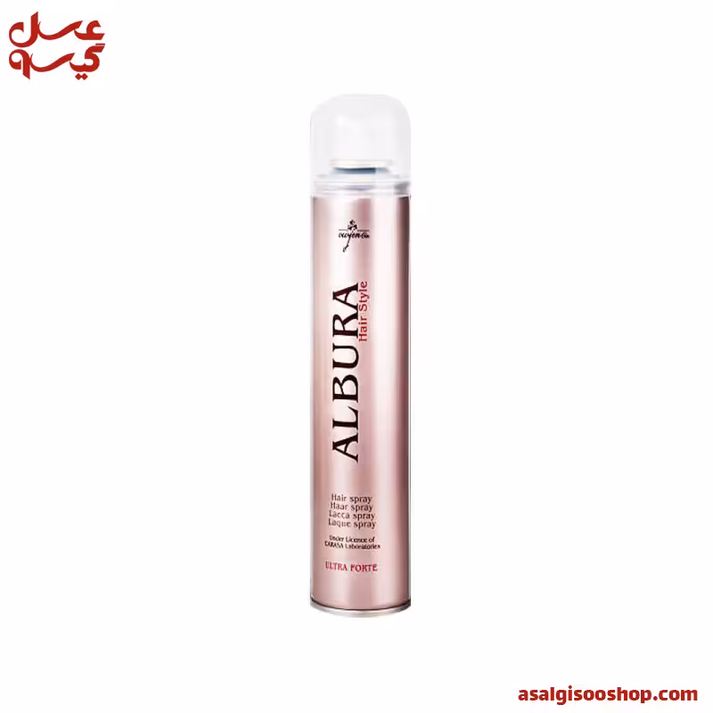 اسپری چسب مو آلبورا مدل Ultra Forte حجم400میلی لیتر Albura-کد1042